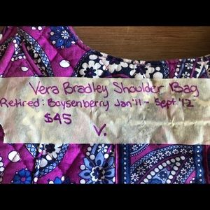 Retired Vera Bradley Boysenberry